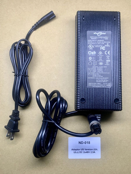 Picture of ND-018 - Adaptor US Version (Ulr, ULc) DC 2x48V 2,5A 